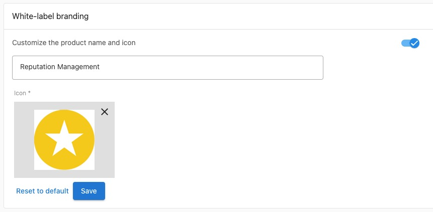 Product Branding Config