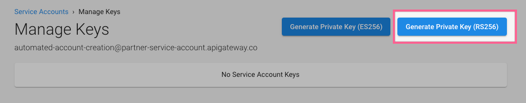 RS256 Button