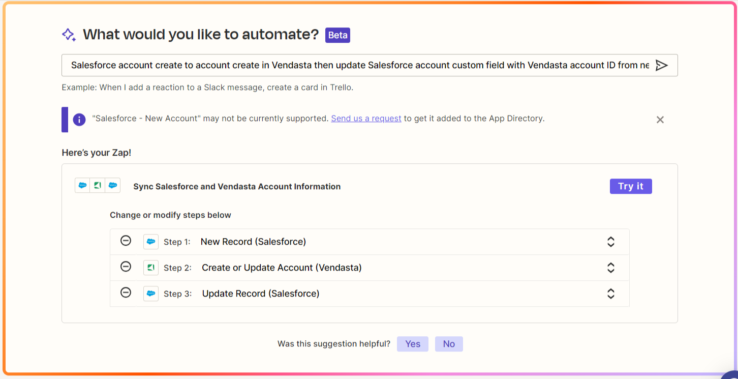 Zap Automation